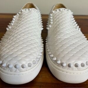 Louis Vuitton White Boat Shoe